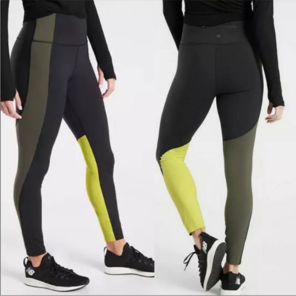 Athleta‎ Asym Colorblock Tight Legging Sz XS